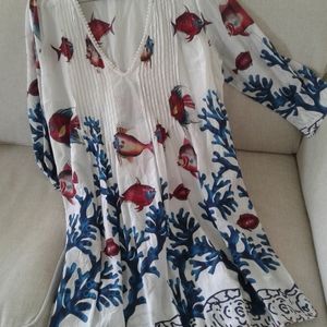 Soft Surroundings Swim Cover-up- Size XL